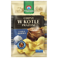 Przysnacki Chipsy w kotle prażone z solą morską 125 g