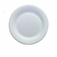 Jednorazowe talerze papierowe białe 28cm Horeca Polska (100 sztuk)