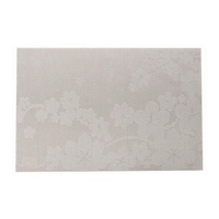 Mata stołowa pvc/ps 30x45cm kwiaty silver - DREAM FLOWER