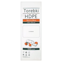 Torebki HDPE 18 x 30 cm 1000 sztuk