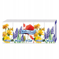 Soft & Easy Chusteczki higieniczne 3 warstwowe 10 x 10 sztuk