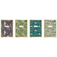 Brulion A5 96 kartek, kratka Metallic Gold, INTERDRUK