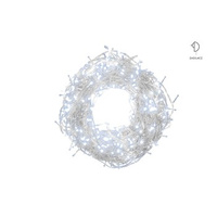 Lampki 500 LED biały zimny z zasilaczem 12,5M dekoracji, na zewnątrz i do wnętrz