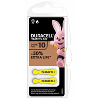 Baterie Duracell do aparatów słuchowych HA10 6 szt.