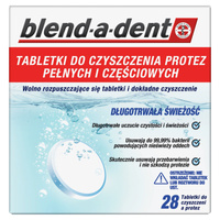 Blend-A-Dent Tabletki do czyszczenia protez, 28 sztuk