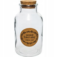 Słój Domowe Fantazje 500 ml z korkiem naturalnym