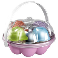 Pojemnik "cupcake" z foremkami