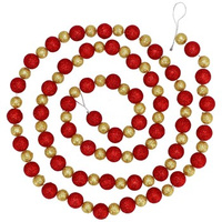 JUMI Girlanda z bombek brokatowych, 170 cm