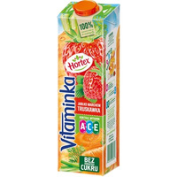 Hortex Vitaminka Sok jabłko marchew truskawka 1 l