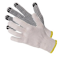 Rękawice dzianina nakrapiane 12 par