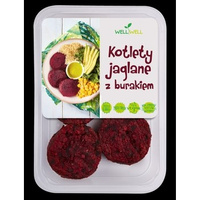 Well Well Kotlety jaglane z burakiem 190 g