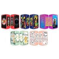 Piórnik szkolny GIMBOO bez wyposażenia 3 komory mix kolorów