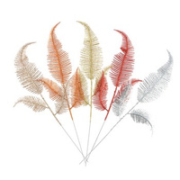 Brokatowa gałązka świąteczna