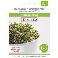 Nasiona ekologiczne na kiełki  BIO - Rzodkiewka PlantiCo