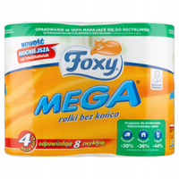 Papier toaletowy Foxy Mega 4 rolki, 3 warstwy