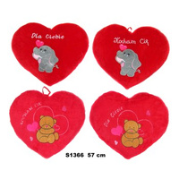 Zabawka pluszowa Serce 57 cm wzór S1366