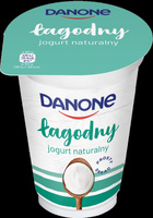 Danone łagodny Jogurt naturalny 165 g