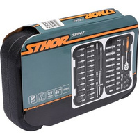 STHOR Zestaw narzędziowy 1/4" 56 części