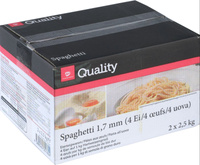 TGQ Makaron 4-jajeczny spaghetti 2x2,5kg