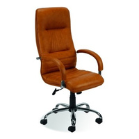 Fotel FARINA STEEL V49 brązowy