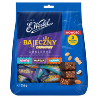 E. Wedel Bajeczny crunchy cukierki w czekoladzie 356 g