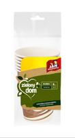 Jan Niezbędny Zielony dom Kubki papierowe 250ml 6 szt.