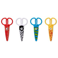 Strigo nożyczki plastikowe dla dzieci - Zwierzątka