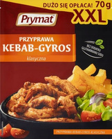Prymat Przyprawa kebab-gyros klasyczna XXL 70 g