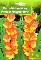 Gladiolus - Mieczyk Princess Margaret Rose 12/14 7 Szt.