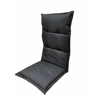 Poduszka wysokie oparcie antracytowa