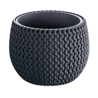 Doniczka Prosperplast Splofy Bowl śr. 18 cm antracyt