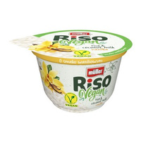 Müller Riso Vegan Deser na bazie ekstraktu z kokosa i ryżu z sosem o smaku waniliowym 160 g