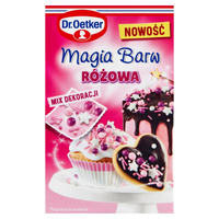 Dr Oetker Mix dekoracji Magia Barw Różowa 70g