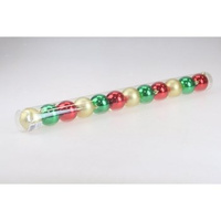 EM&EM Bombka na choinkę 12 szt 6cm tuba mix kolorów