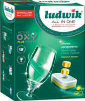 Ludwik Ultimate Power All in one Lemon Tabletki do zmywarek 1,62 kg (90 sztuk)