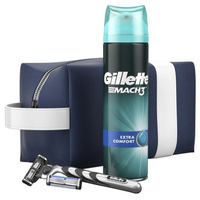 Gillette Zestaw podarunkowy z maszynką do golenia Mach3 + ostrze + żel do golenia
