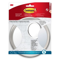 BATH35-SN Lusterko łazienkowe, Command™, 1 lusterko + 2 średnie rzepy NOWOŚĆ