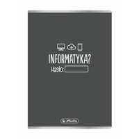 Zeszyt Herlitz A5 60 kratka Informatyka