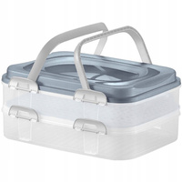 Pojemnik na ciasto 2-piętrowy Domotti Dolce MIX