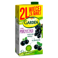 Garden Napój czarna porzeczka 2 l