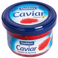 DalMare Czerwony kawior z ikry gromadnika i ikry śledzia 75 g