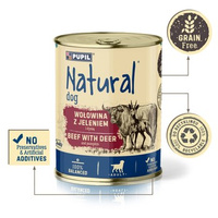 PUPIL NAT. WOŁOWINA D/PSA 800G