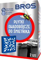 BROS - płytki owadobójcze do śmietnika 2 szt