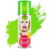 Neonowy spray do włosów zielony