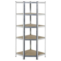 Regał metalowy narożny 180 x 70 x 70 cm 175 kg