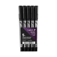 Cienkopis kreslarski CK 5sztuk etui Rystor