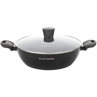 Garnek aluminiowy niski Bono z pokrywą 28 CM 3,8L Florina