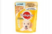 Pedigree Vital Protection Junior Karma pełnoporcjowa z kurczakiem i ryżem w galaretce 100 g
