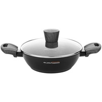 Garnek aluminiowy niski Bono z pokrywą 24 CM 2,5L Florina
