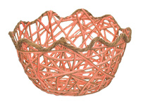 JUMI Koszyk papierowy - skorupka, różowy